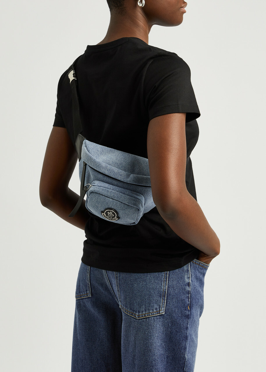 Moncler Felicie Denim Belt bag - One Size Moncler Moncler Felicie Denim Belt bag - One Size Moncler
