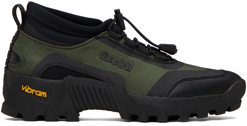 GANNI Khaki Performance Sneakers GANNI GANNI Khaki Performance Sneakers GANNI