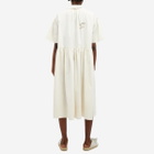 Story mfg. Women's Meadow Maple Midi Dress in Ecru Meadow