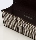 Manolo Blahnik Maycap houndstooth clutch