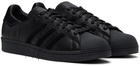 Y-3 Black Superstar Sneakers