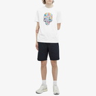 Paul Smith Men's Multi Colour Skull T-Shirt in White