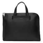 Wooyoungmi Black Leather Briefcase