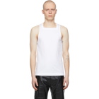 Givenchy White Square Tank Top