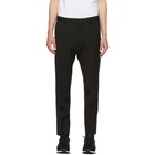 Dsquared2 Black Wool Run Dan Fit Trousers