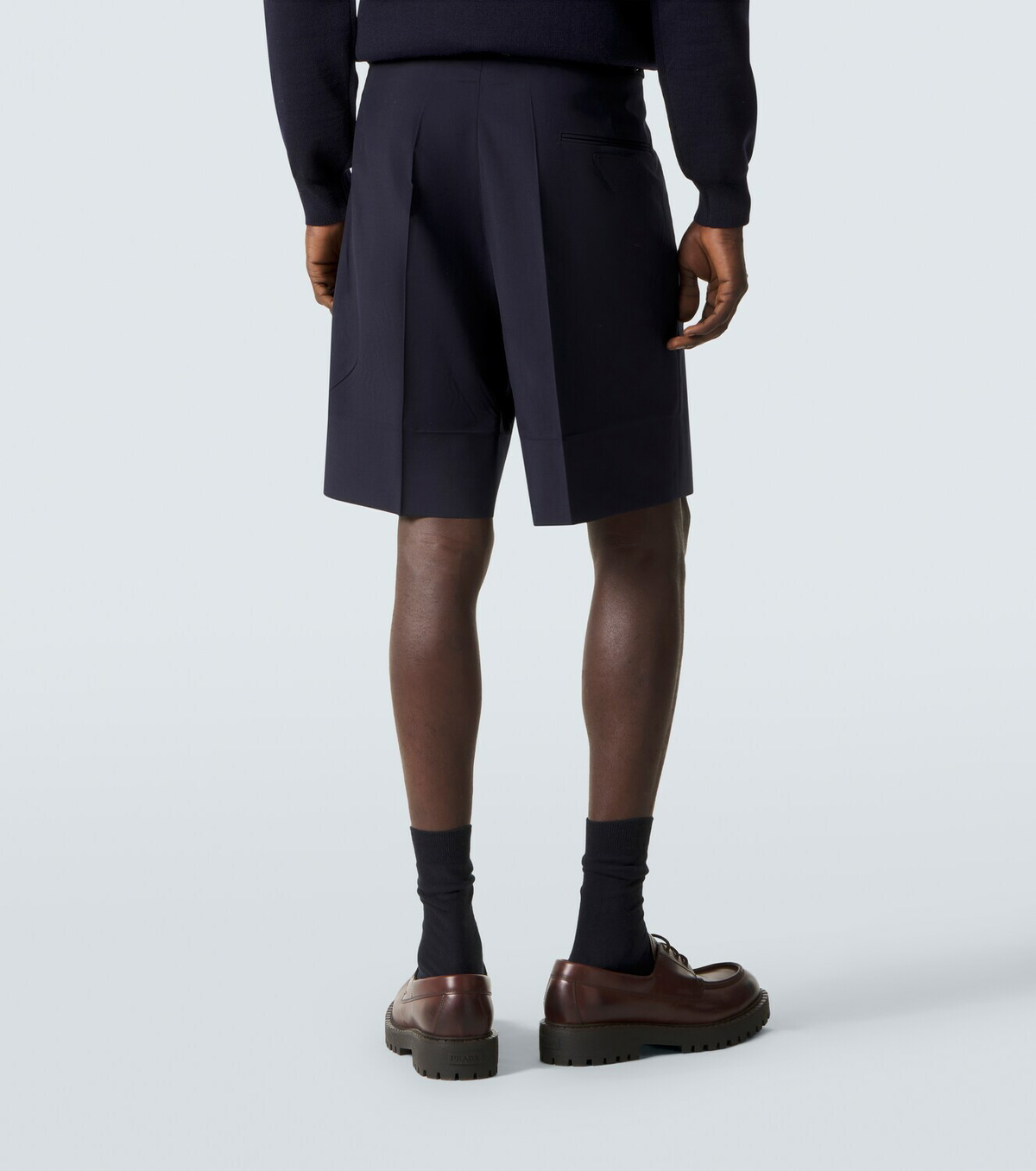 Prada Wool and mohair Bermuda shorts