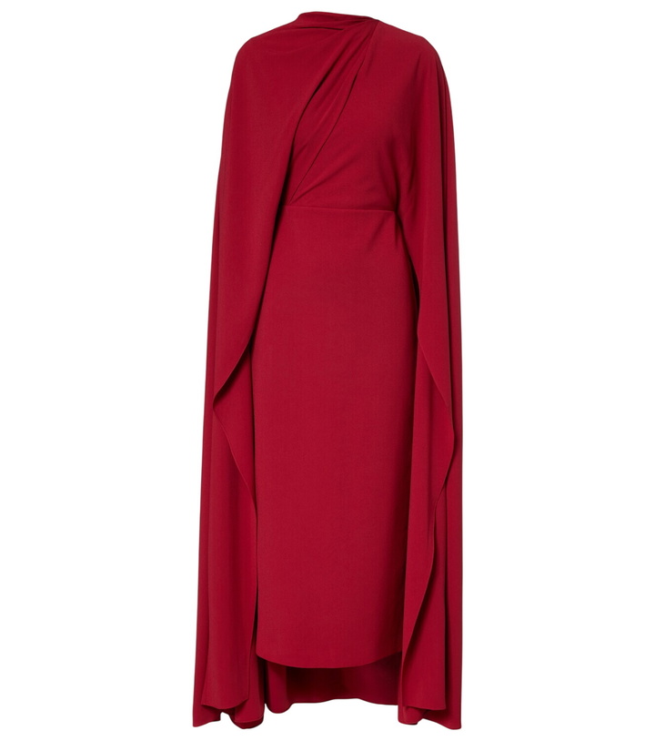 Photo: Roksanda Neolitsea caped crêpe cocktail dress