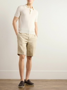 TOM FORD - Slim-Fit Cashmere and Silk-Blend Polo Shirt - Neutrals