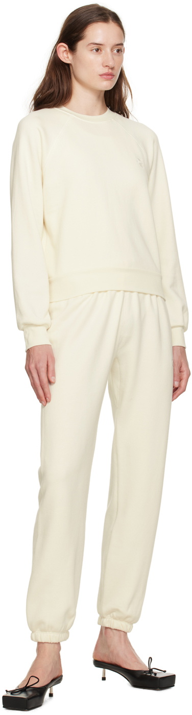 ÉTERNE Off-White Shrunken Sweatshirt