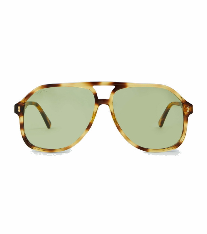 Photo: Gucci - Aviator acetate sunglasses