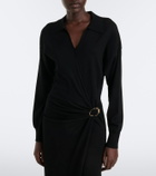 Altuzarra Ellington gathered midi dress