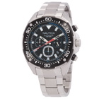 Nautica NCT Blue Sail Chronograph Quartz Black Dial Mens Watch NAPBSF406