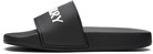 Burberry Black Logo Slides
