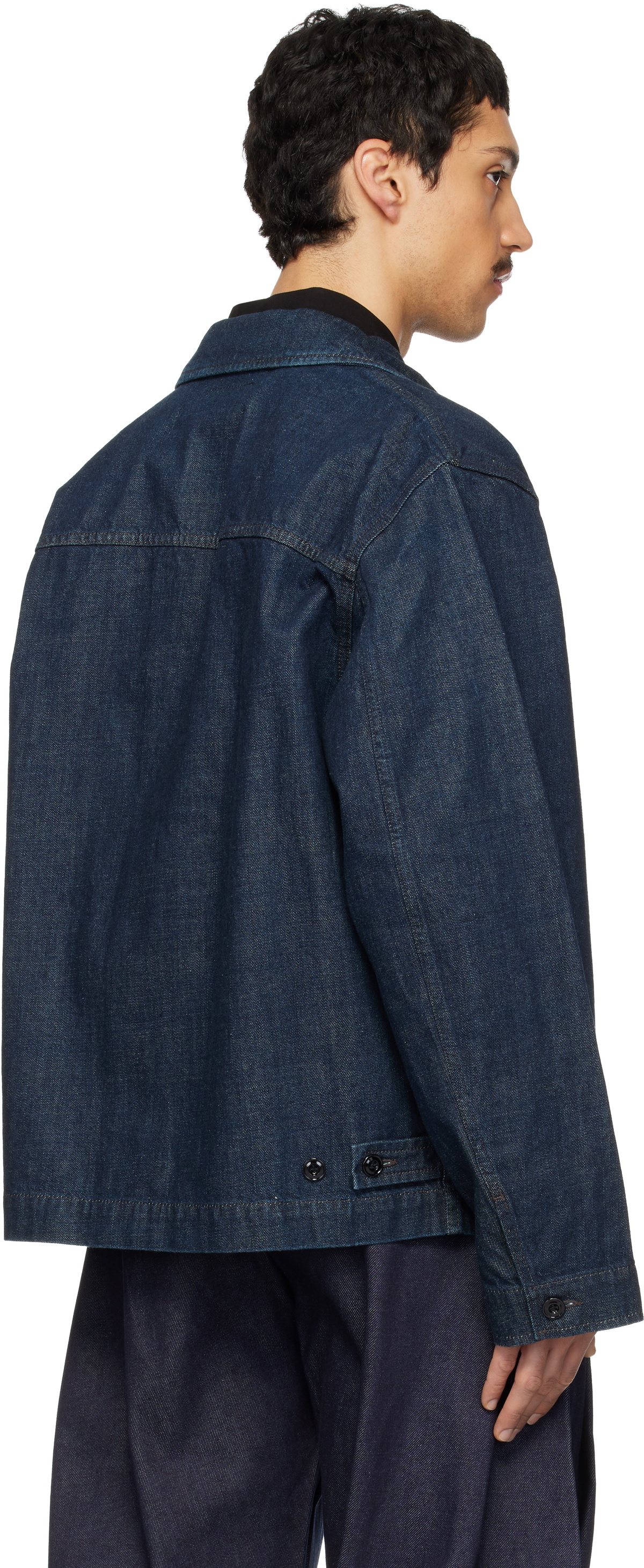 LEMAIRE Blue Boxy Denim Jacket