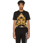 Versace Black and Gold Angels T-Shirt