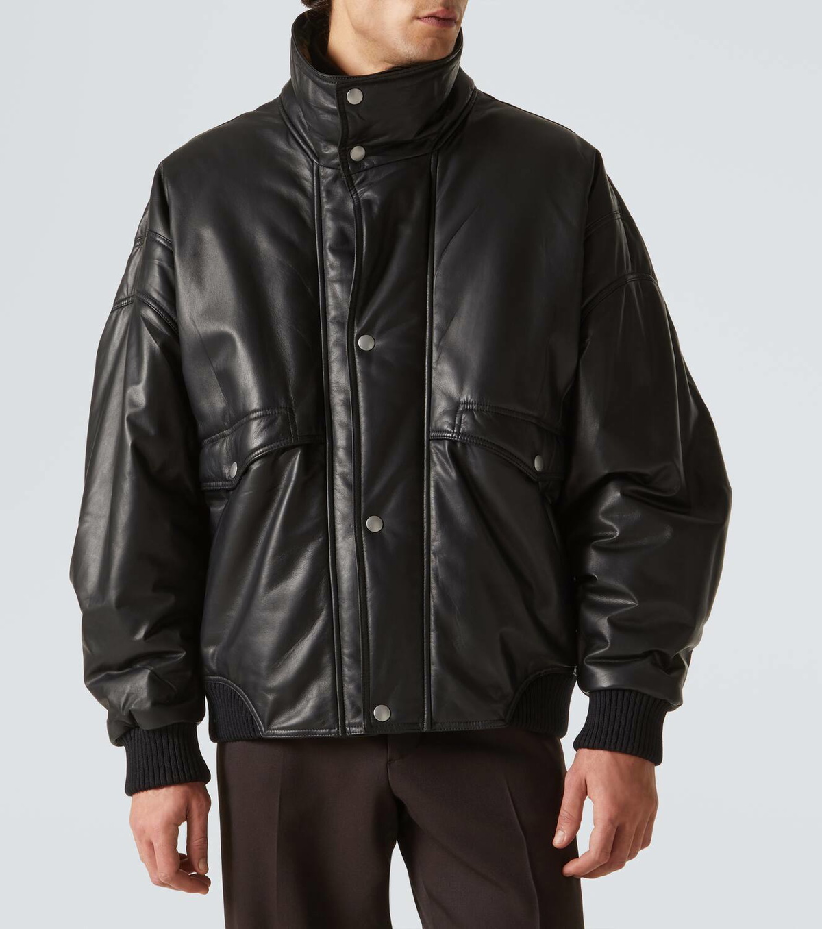Prada Leather bomber jacket Prada