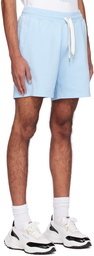 Casablanca Blue Drawstring Shorts