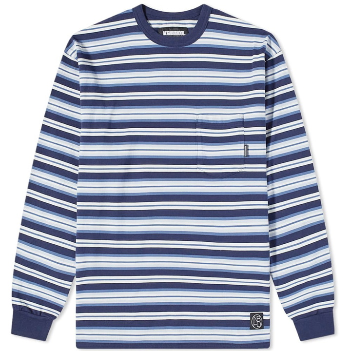 Photo: Neighborhood Long Sleeve Border Stripe Tee