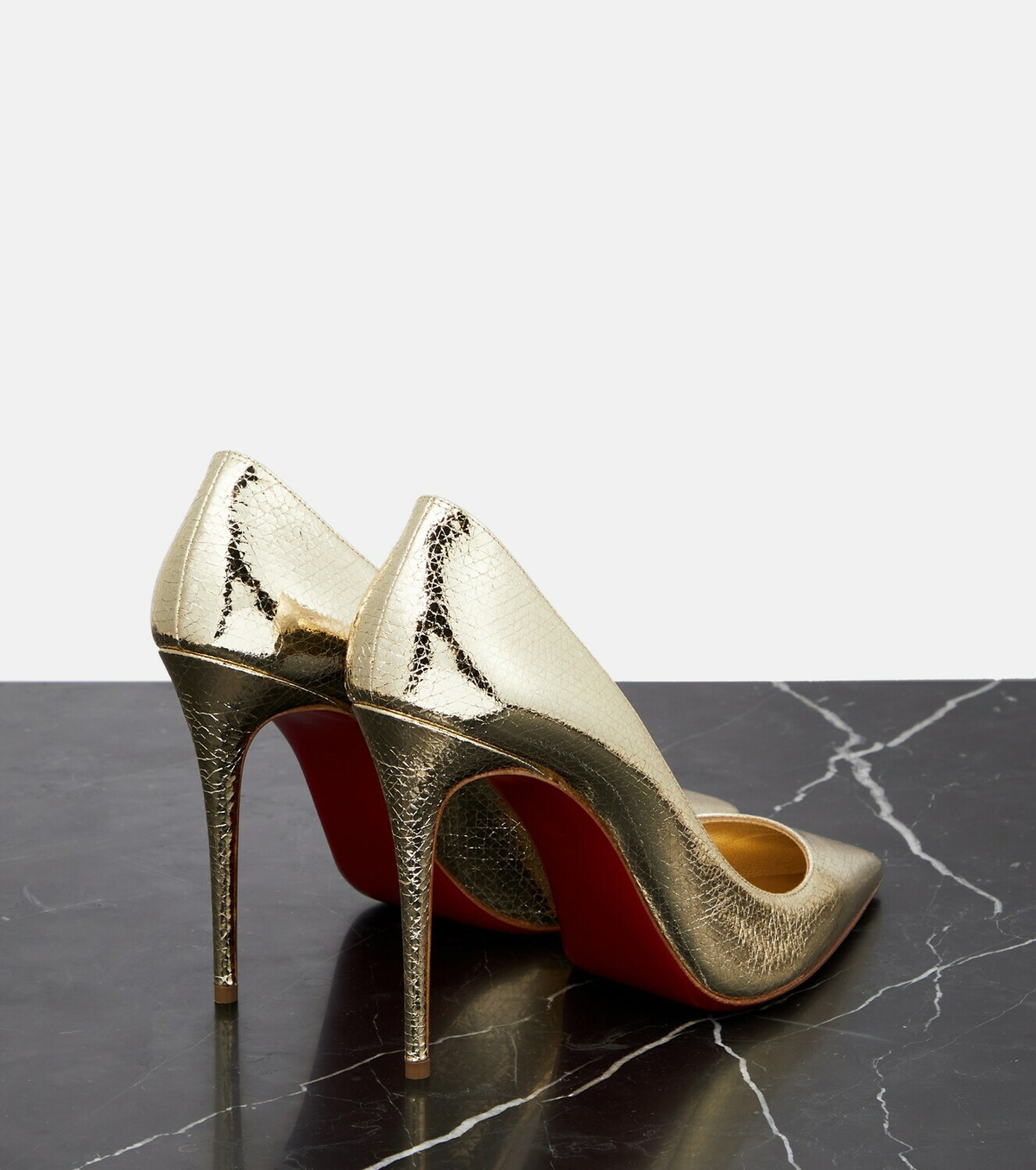 Christian Louboutin Kate 100 Leather Pumps