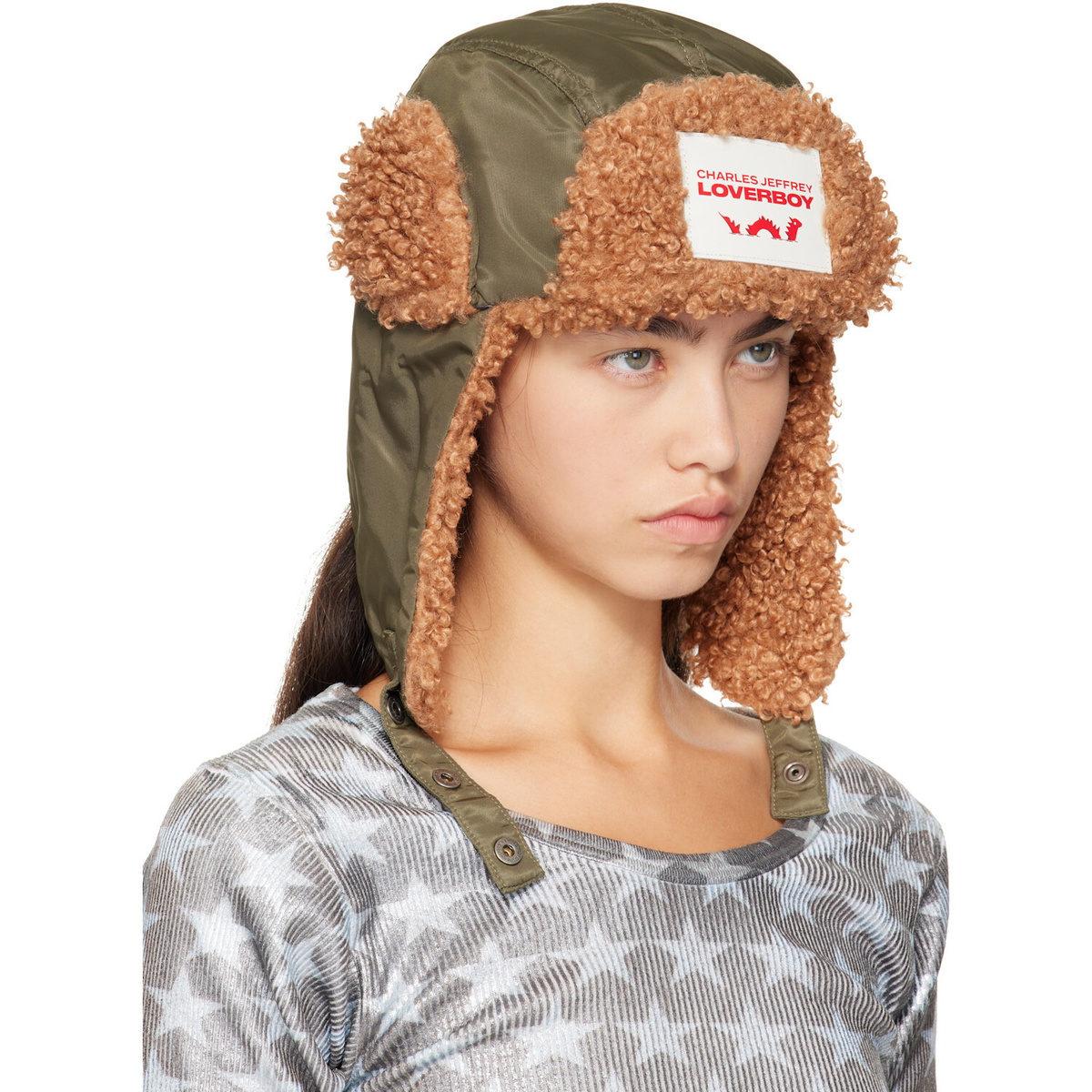 Charles Jeffrey LOVERBOY Khaki Trapper Hat