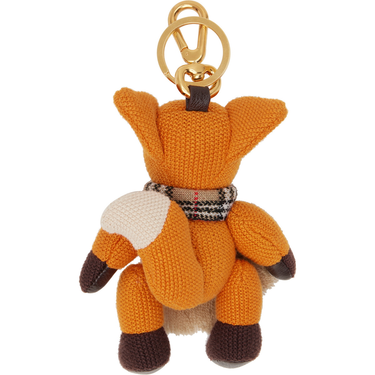Burberry Orange Fox Charm Keychain