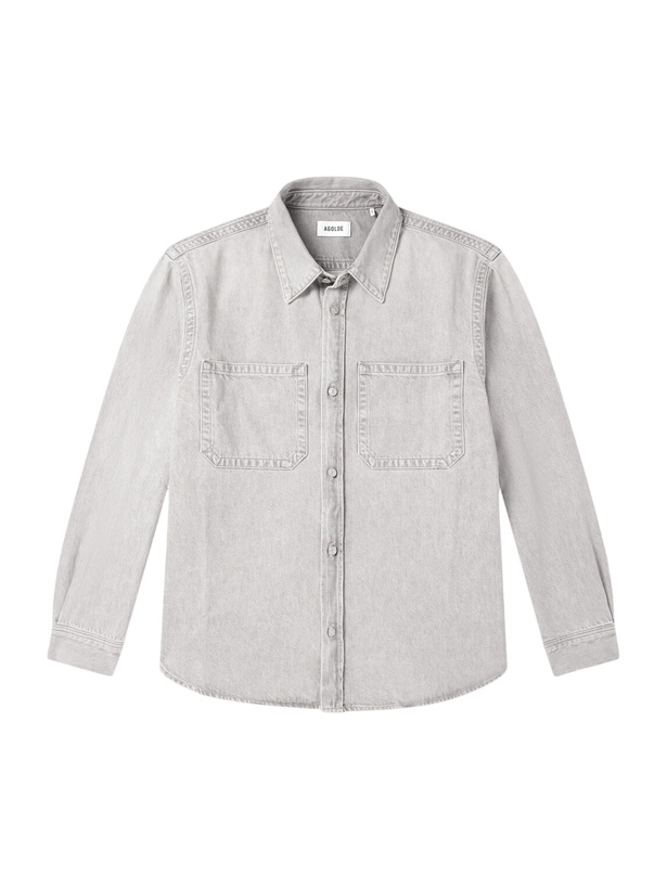 Photo: AGOLDE - Craven Denim Shirt - Gray