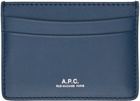 A.P.C. Navy André Card Holder