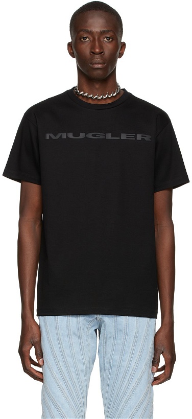 Photo: Mugler Black Interlock T-Shirt