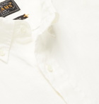Beams Plus - Button-Down Collar Linen Oxford Shirt - White