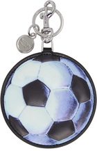 Moschino Black Sintetica Pallone Keychain