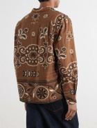 BODE - Bandana Printed Cotton Shirt - Brown