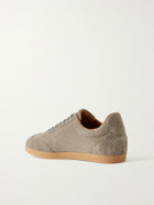Mr P. - Suede Low Top Sneakers - Brown