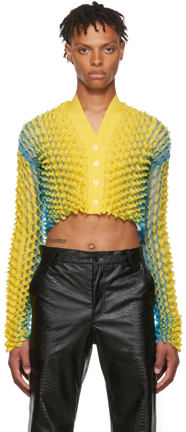 Chet Lo SSENSE Exclusive Yellow Midnight Cardigan
