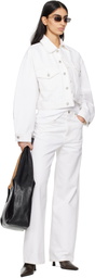 AGOLDE White Palmer Denim Jacket