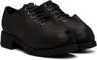 Guidi Black 2091 Leather Rhino Toe Derbys