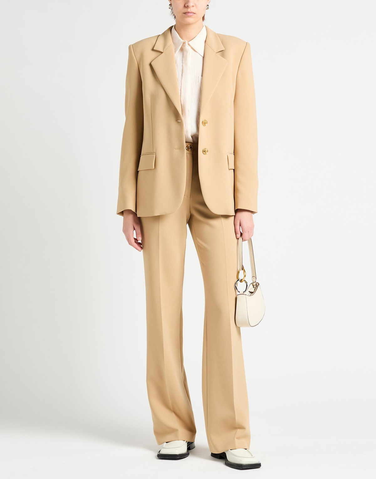 Moschino Womens Suit in Beige