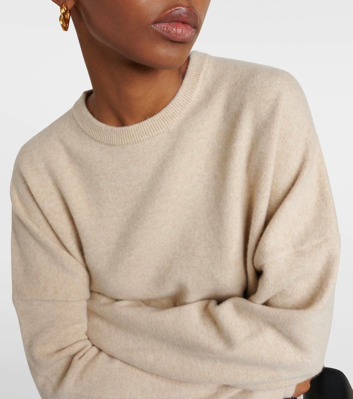 Extreme Cashmere N°53 Crew Hop cashmere-blend sweater