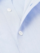 De Bonne Facture - Artist Cotton-Poplin Shirt - Blue