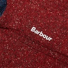 Barbour Men's Houghton Sock in Red/Navy