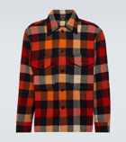 RRL Checked wool flannel overshirt