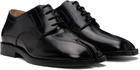Maison Margiela Black Tabi Lace-Up Derbys