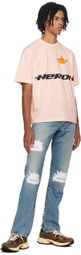 Heron Preston Indigo HP Pattern Jeans