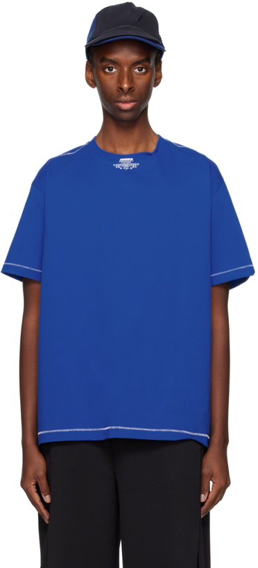 Photo: ADER error Blue Printed T-Shirt