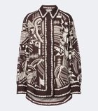Alémais Lori printed cotton poplin shirt