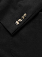 Brunello Cucinelli - Unstructured Virgin Wool-Flannel Blazer - Black