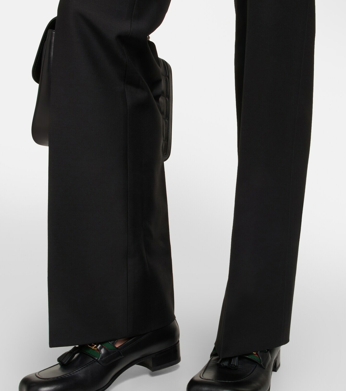 Gucci Cutout wool and silk pants Gucci
