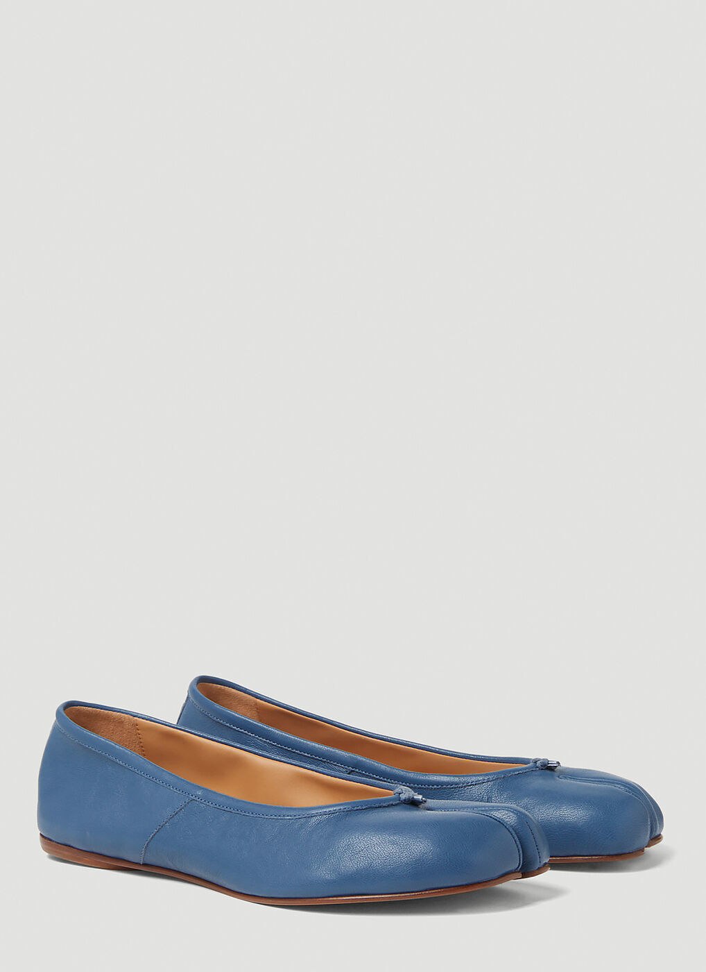 Ballerina Tabi Shoes in Blue Maison Margiela