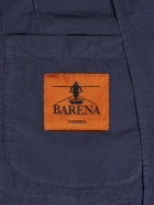 Barena - Borgo Tendon Crinkled Cotton-Poplin Blazer - Blue