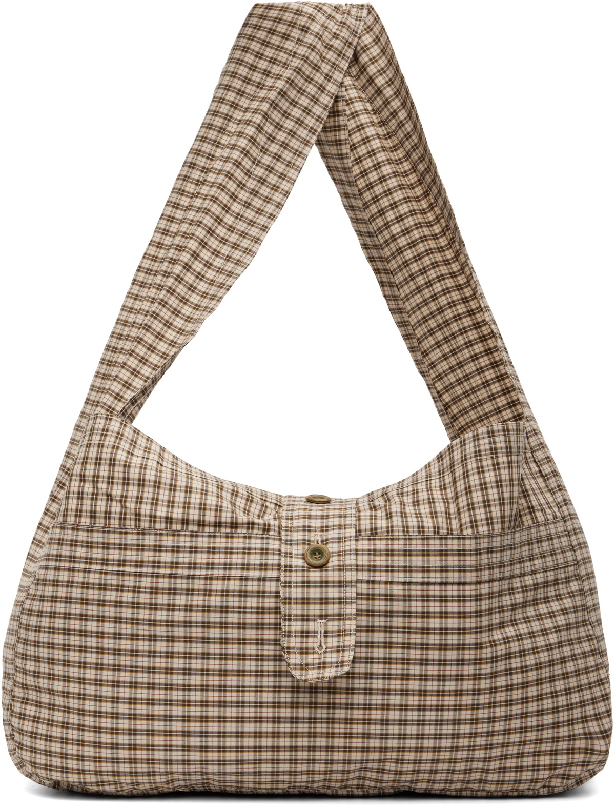 SC103 SSENSE Exclusive Brown & Beige Cocoon Tab Bag