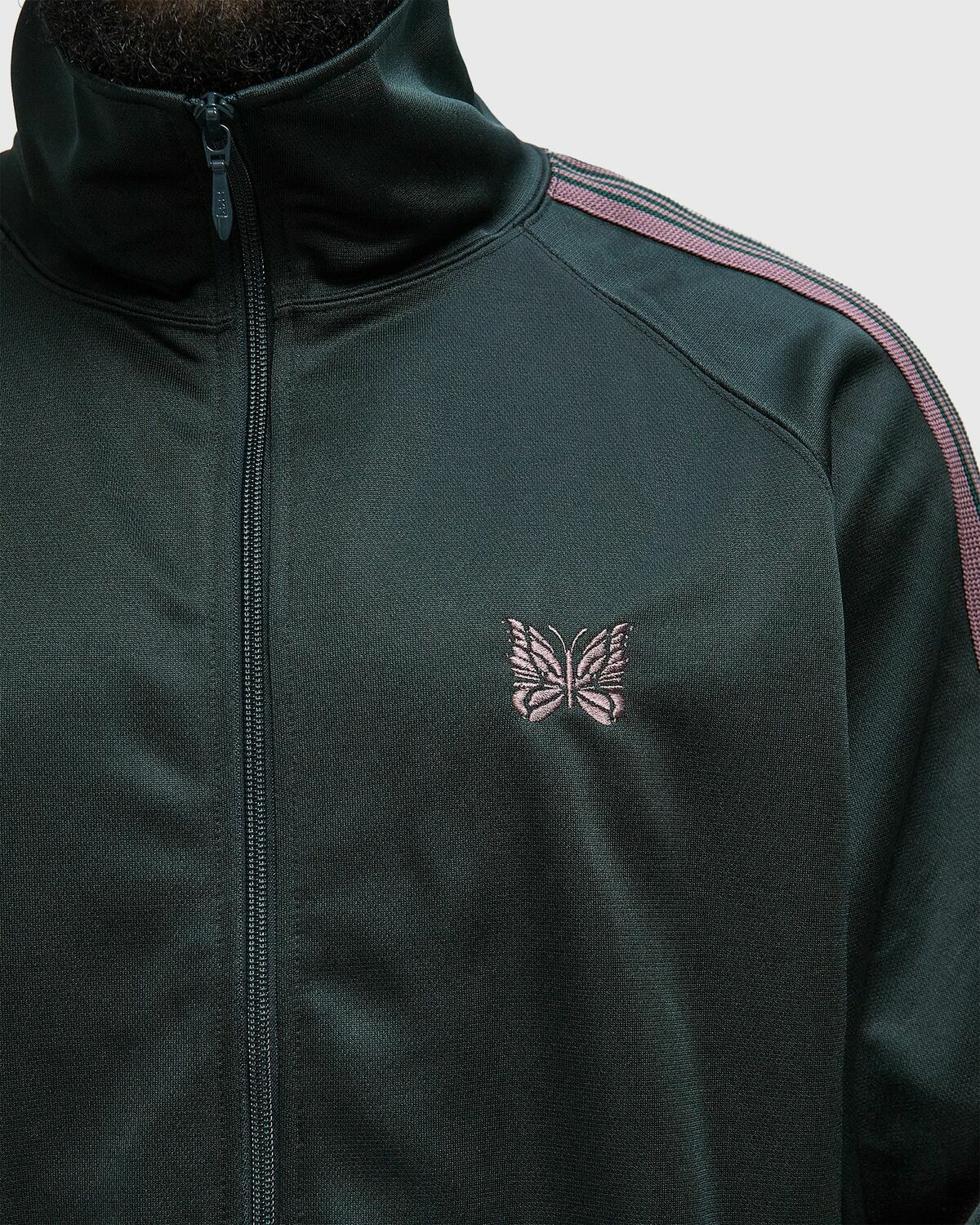 Needles Track Jacket - Poly Smooth Green Men Needles